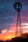 Windmill at sunrise Art Print